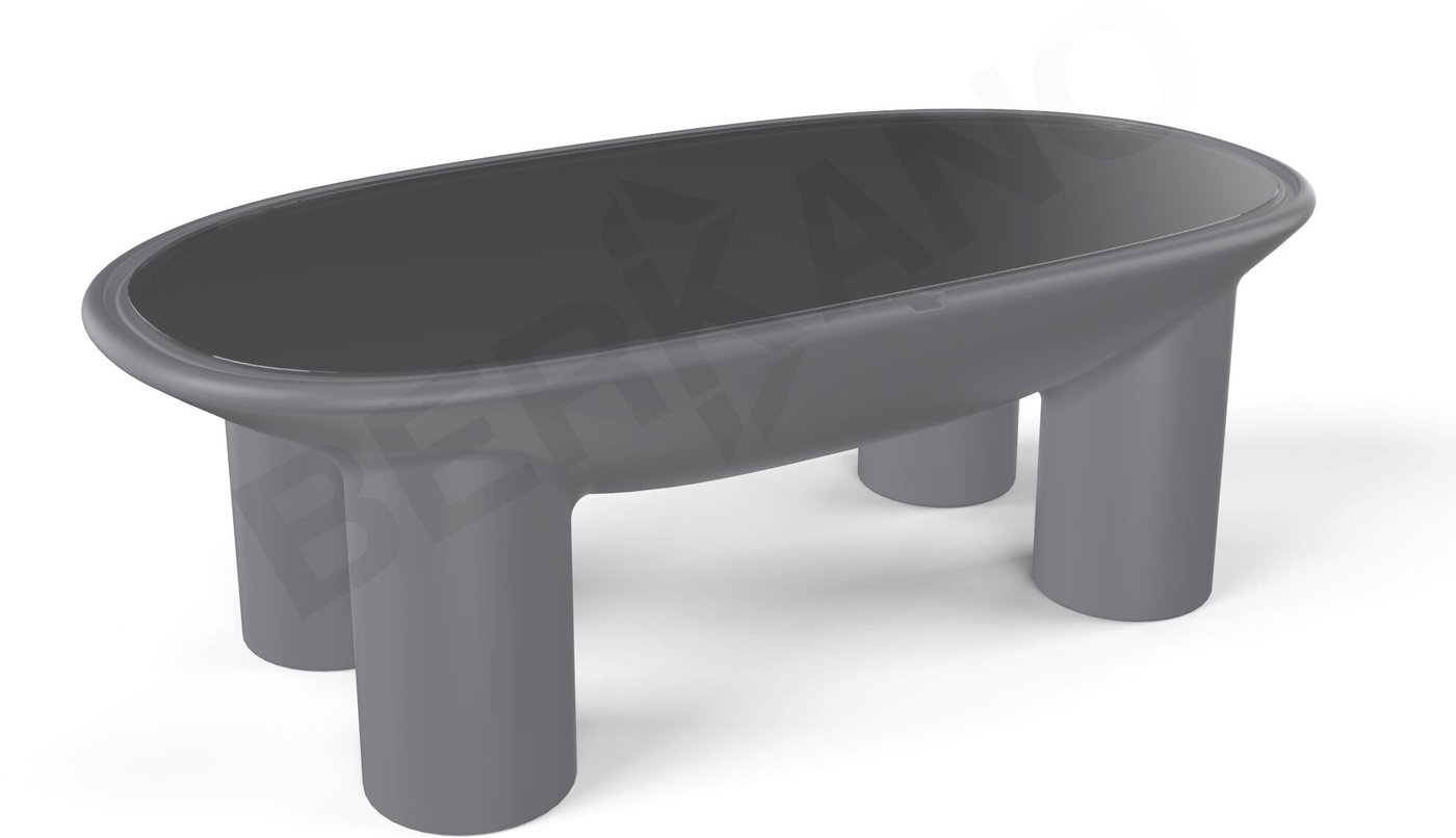 

Стол Berkano Slon со стеклом 240_016_14 (графитовый)