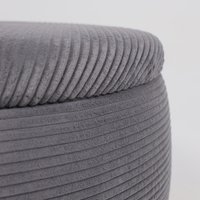 Пуфик Делком40 Сату 01 Zoom NEW Ash 21 (серый) в Солигорске