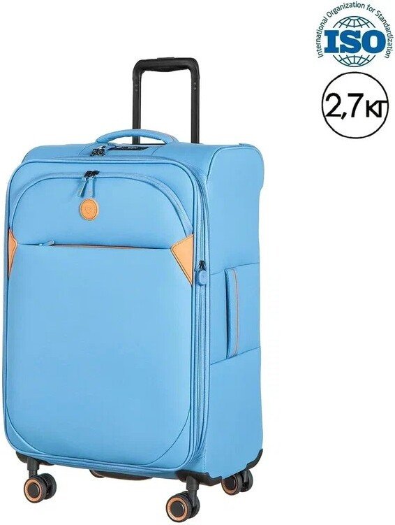 Чемодан-спиннер Verage Cambridge-II 20077W-2 68 см (голубая гавань)