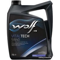 Моторное масло Wolf Vital Tech 5W-40 5л