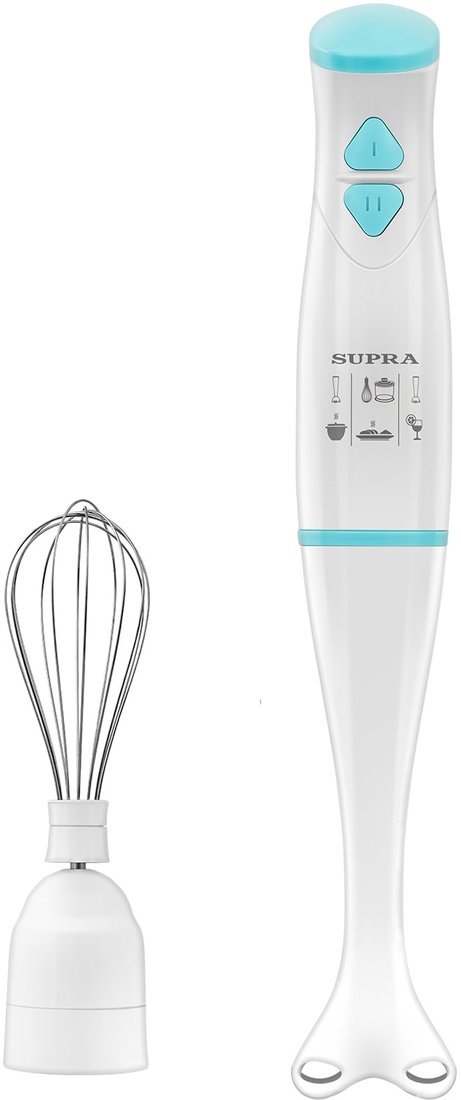 

Погружной блендер Supra HBS-714 (белый/бирюзовый)