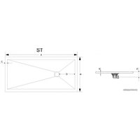 Душевой поддон RGW ST-0159W 150х90