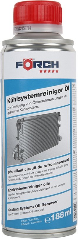 

Присадка в радиатор FORCH Очиститель системы охлаждения от масла 188мл
