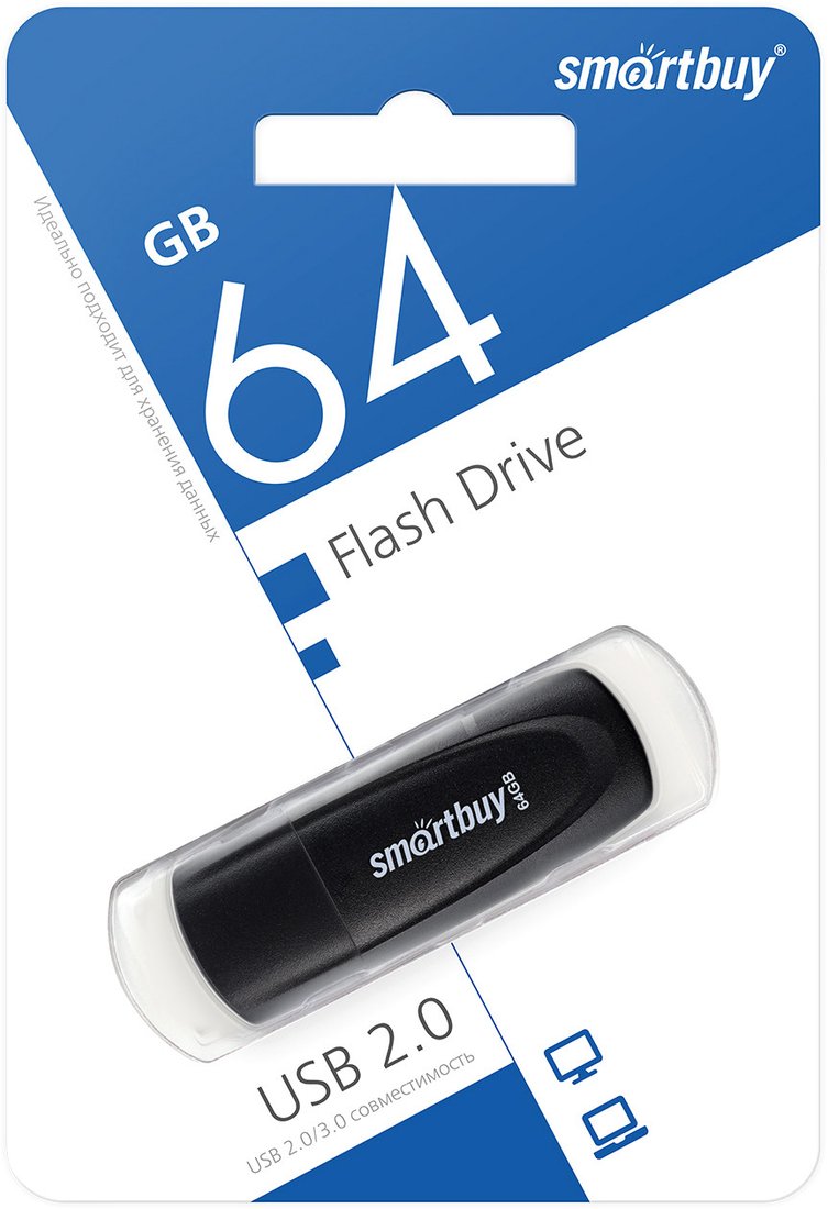 

USB Flash SmartBuy Scout 64GB (черный)