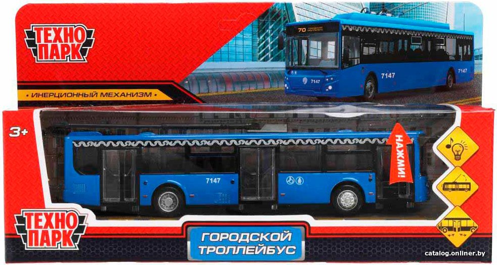 Троллейбус Технопарк TROLL-18SLMOS-BU