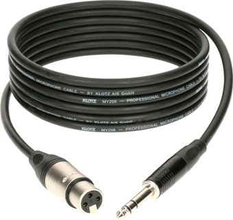 Кабель Klotz M1FS1K0200 (2 м, черный)