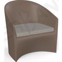 Кресло Berkano Oasis 230_034_13_59 (кофейный/светло-серый)