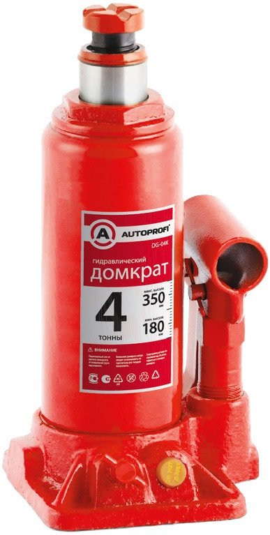

Бутылочный домкрат Autoprofi DG-04K 4т