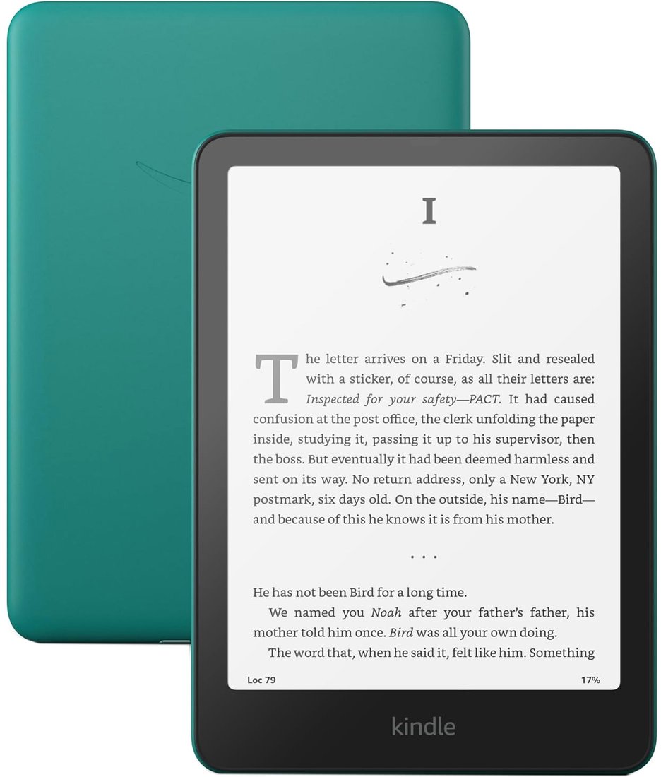 Электронная книга Amazon Kindle Paperwhite 2024 16GB Ad-supported (нефритовый)