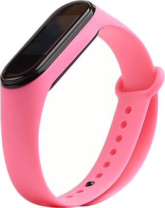 Ремешок KST силиконовый для Xiaomi Mi Band 3/4 (розовый)