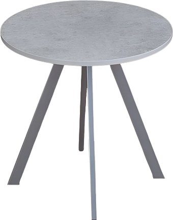 Кухонный стол Домотека Дельта К-М 75x75 (серый бетон/серый)