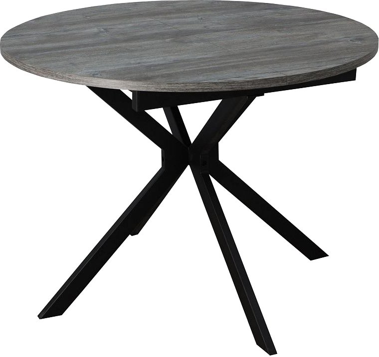 

Кухонный стол Listvig Vega 100-135x75 (сосна пасадена/черный)