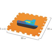 Коврик-пазл Юнландия Машинки 664667