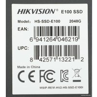 SSD Hikvision E100 2048GB HS-SSD-E100/2048G