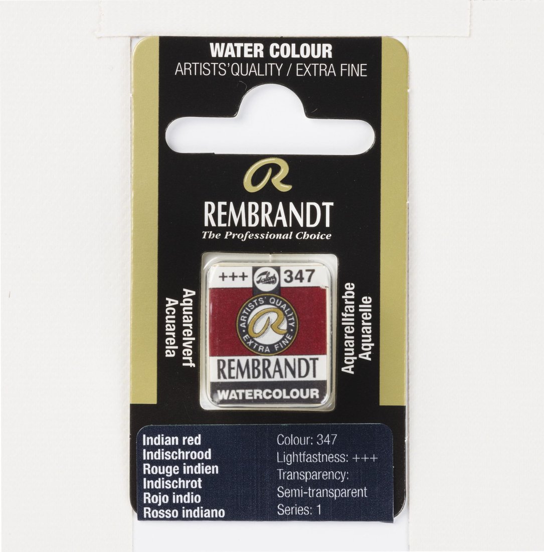 

Акварельная краска Rembrandt 347 05863471 (индийский красный, кювета)