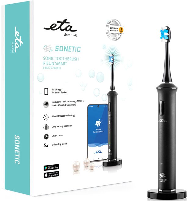 

Электрическая зубная щетка ETA Sonetic Smart 7707 90000