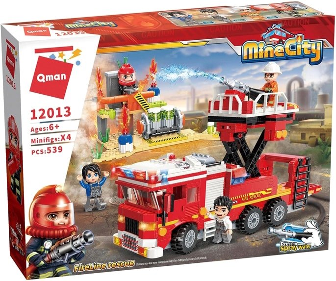 

Конструктор Qman Mine City 12013 FireLine rescue