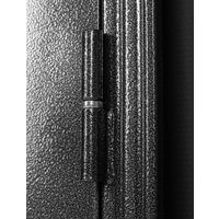 Металлическая дверь Guard Классика MG60 97х205 правая (черное серебро/белый ясень)