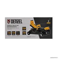 Подкатной домкрат Denzel 51154 2т