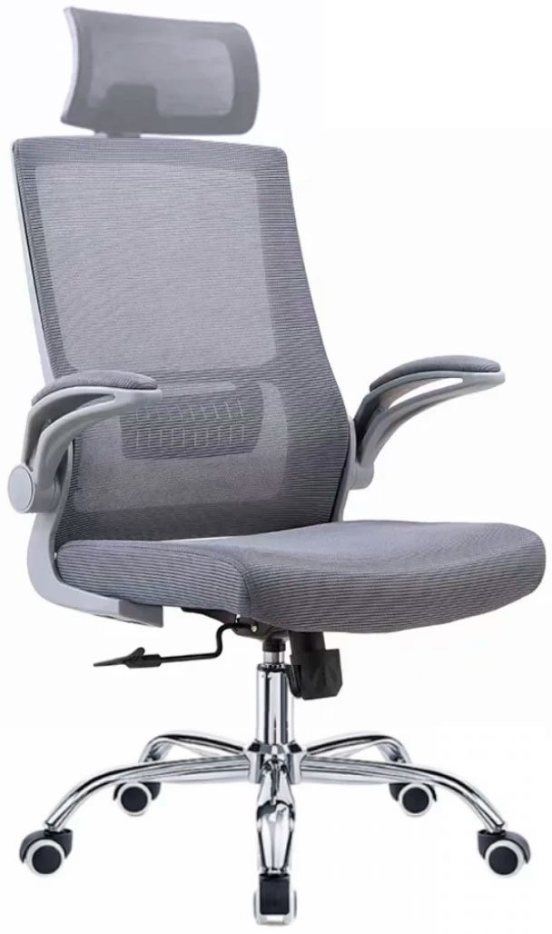 

Офисное кресло SitUp Vista Grey chrome (сетка Grey/Grey)