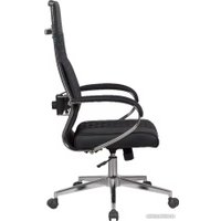 Офисное кресло SitUp Mike chrome (экокожа Black/Black)