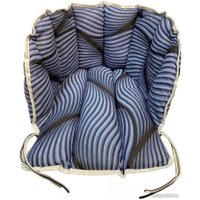 Сиденье для санок Сиденье Уют Матрас для санок (черный/голубой)