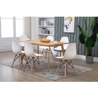 Стул LoftyHome Acacia VC1001W-W-2 (белый)