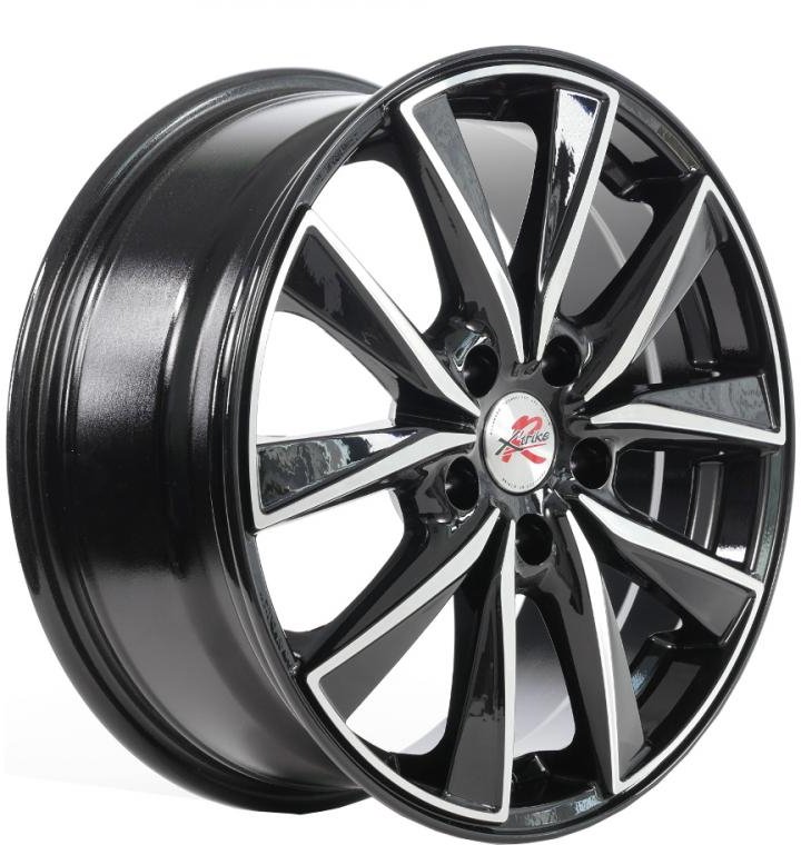 Литые диски X'trike R057 17x7 5x114.3мм DIA 67.1мм ET 50мм BK/FP