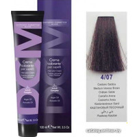 Крем-краска для волос DCM HOP Complex 4/07 каштановый песочный