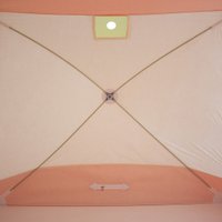 Палатка для зимней рыбалки Медведь Куб-4 зимняя с полом Оксфорд 600 и накидкой