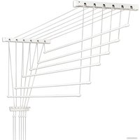 Сушилка для белья Comfort Alumin Euro Premium потолочная 6 прутьев 160 см (алюминий/белый)