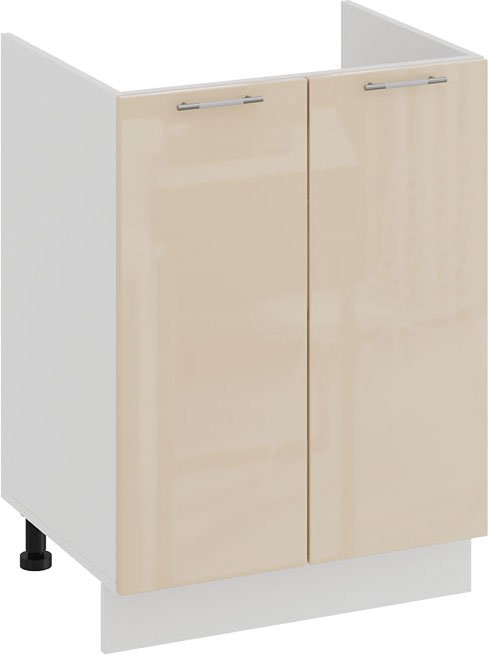 

Шкаф напольный Трия Весна 1Н6М (белый/ваниль глянец)