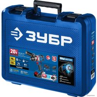 Ударная дрель-шуруповерт Зубр Профессионал DBS-201-22 (с 2-мя АКБ, кейс)