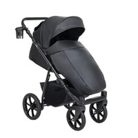 Универсальная коляска Pituso Tossa 2 в 1 (кожа, black)