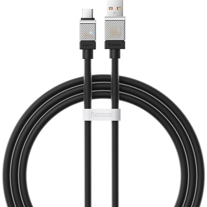 

Кабель Baseus CoolPlay Series USB Type-A - USB Type-C (1 м, черный)
