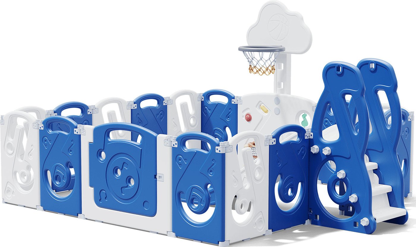 

Игровой манеж UNIX kids SUPREME Music 200x200 Blue