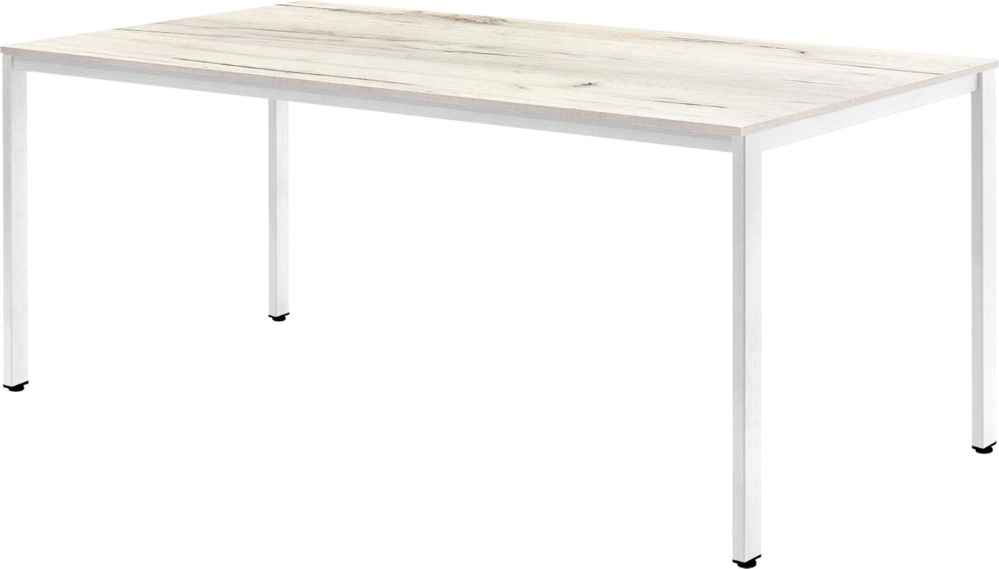 

Кухонный стол Millwood Сеул 180x80x75 (дуб белый Craft/металл белый)
