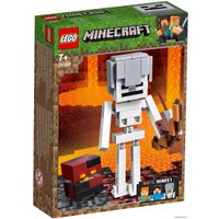 Конструктор LEGO Minecraft 21150 Большие фигурки Minecraft, скелет с кубом магмы