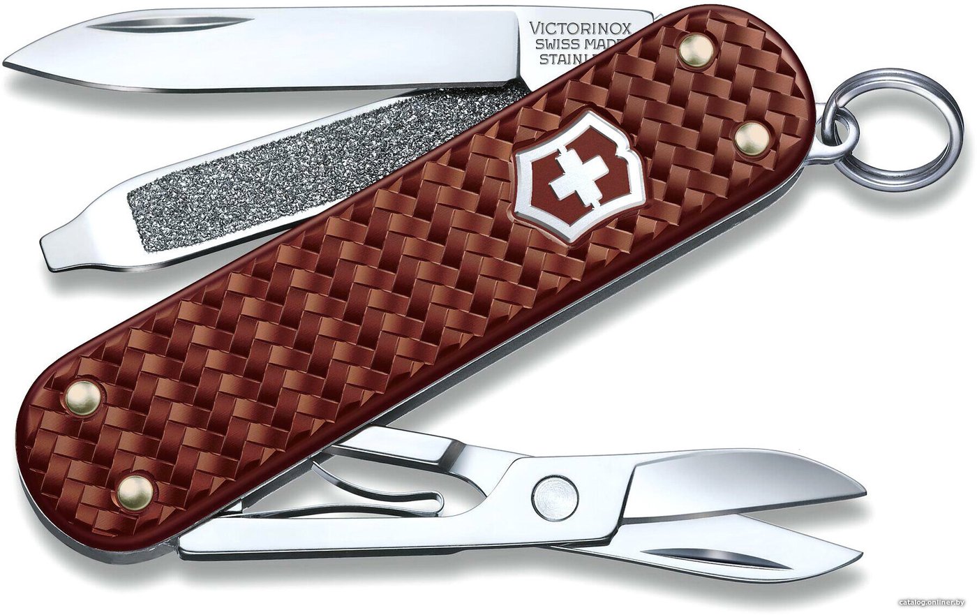 Нож-брелок Victorinox Classic Precious Alox 0.6221.4011G (коричневый)
