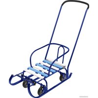 Санки Nika Тимка 6 универсал (синий лак) в Барановичах