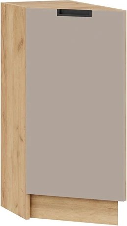 

Шкаф напольный Трия Гренада торцевой с одной дверью 1Н3Т (дуб крафт золотой/холст латте)