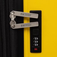 Чемодан-спиннер Francesco Molinary 197-PP1906/2-20YLW (желтый)