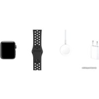Умные часы Apple Watch Nike+ Series 3 42 мм (алюминий серый космос/антрацит)