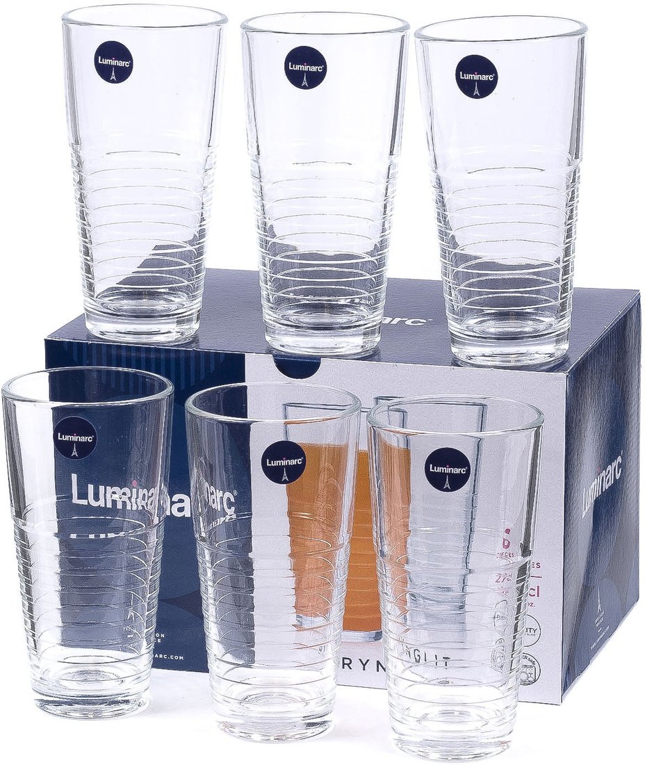 

Набор бокалов для воды и напитков Luminarc Rynglit N8019