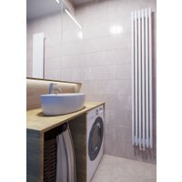 Стальной трубчатый радиатор WH WH Round 1250 В вертикальный, 8 секций, нижнее подключение (любой цвет по RAL)