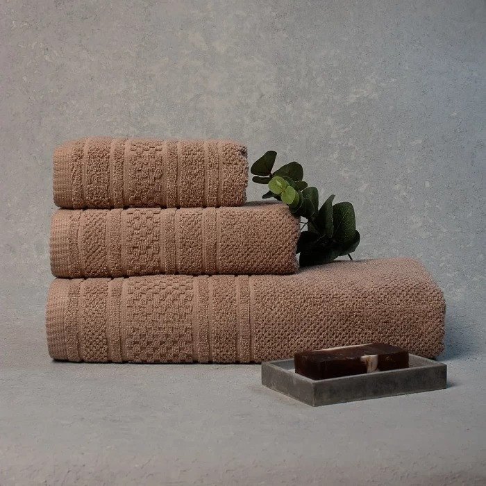 

Набор полотенец ЦУМ 1947 Рисо Махра 40x70/50x90/70x140 520г (бежевый)