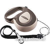 Поводок-рулетка Ferplast Flippy Controller Cord M 75052039 (коричневый/серый)