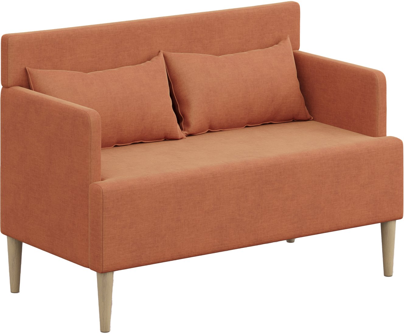 

Диван Mio Tesoro Киус с подушками (микровелюр/охра №422)