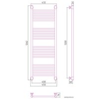 Полотенцесушитель Сунержа Богема+ прямая 1200х400 12-0220-1240