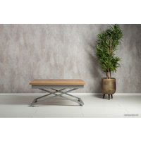 Стол-трансформер Levmar Accord D38/S59 (дуб вотан/хром)